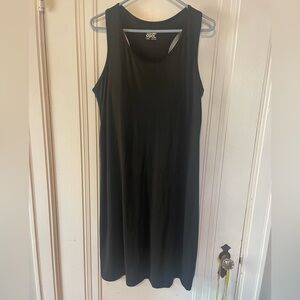 Simple Black Cotton Dress